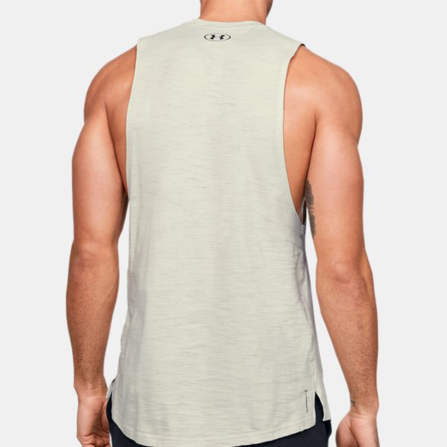 Under Armour Project Rock Charged Cotton Tank 'Beige' 1351523-110