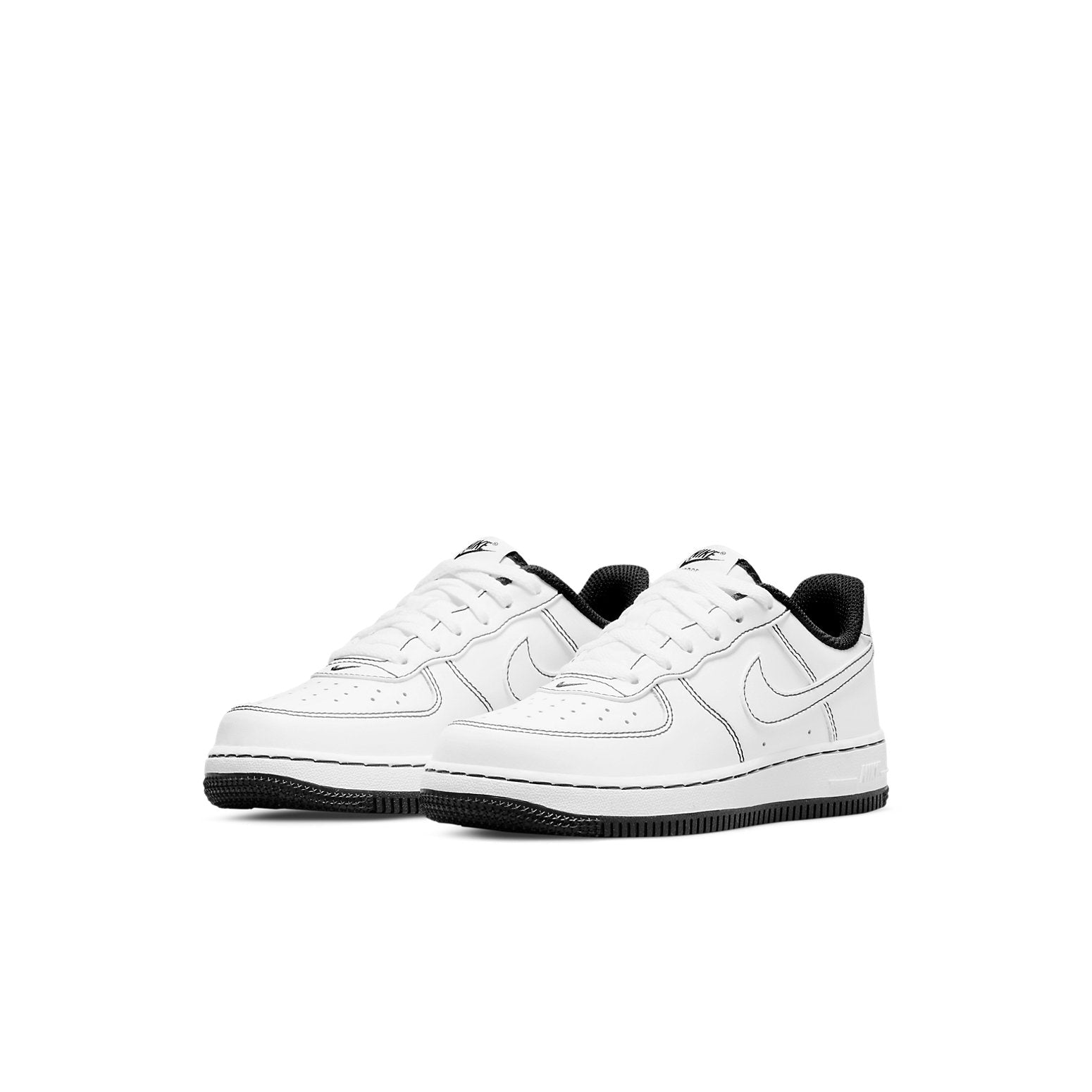 (PS) Nike Force 1 'Contrast Stitch - White Black' DC9672-104