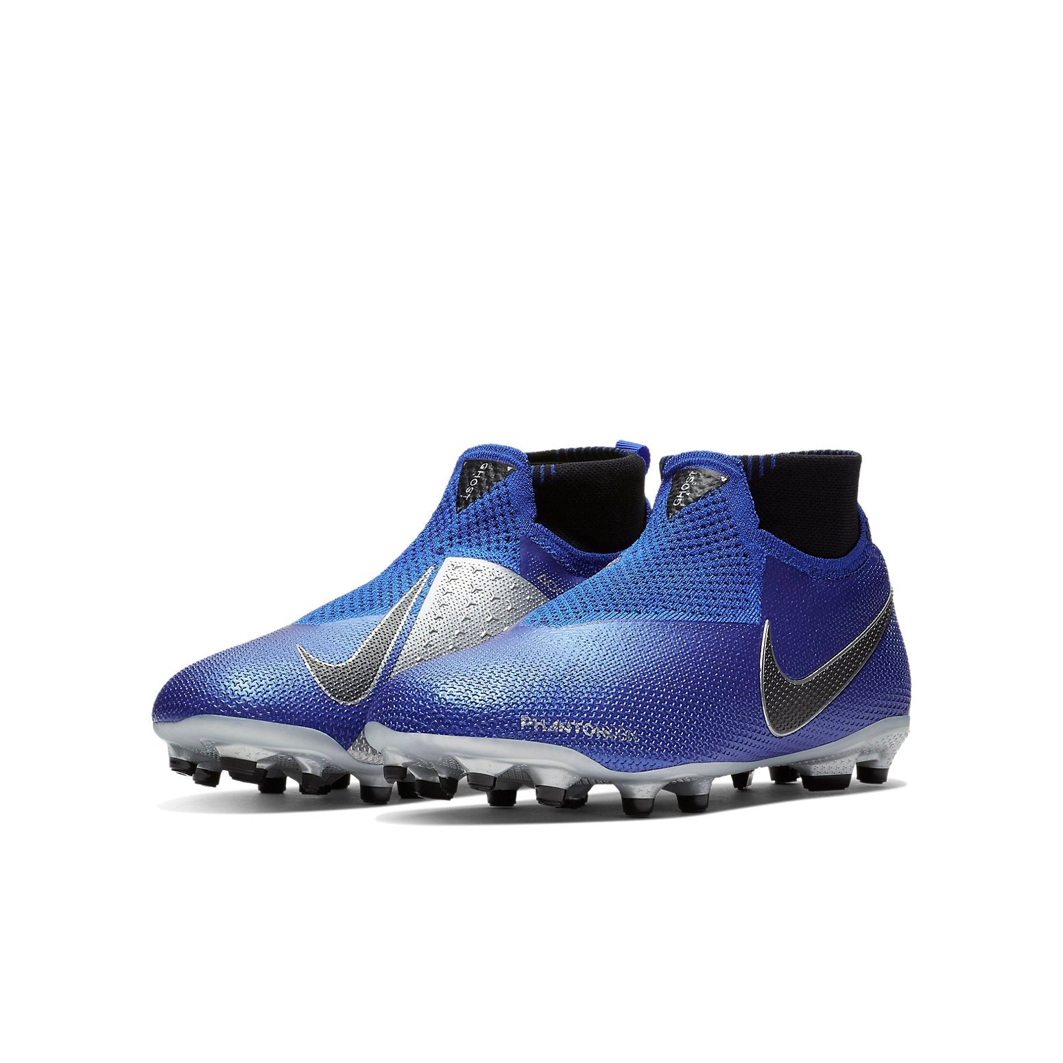(GS) Nike Phantom Vision Elite DF FG MG 'Racer Blue Metallic Silver' AO3289-400