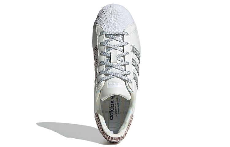 (WMNS) adidas Superstar Shoes 'Plaid White' GX2180