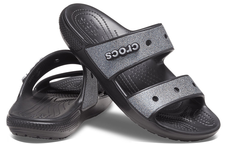 Crocs Classic Glitter II Sandal 'Black' 207769-001