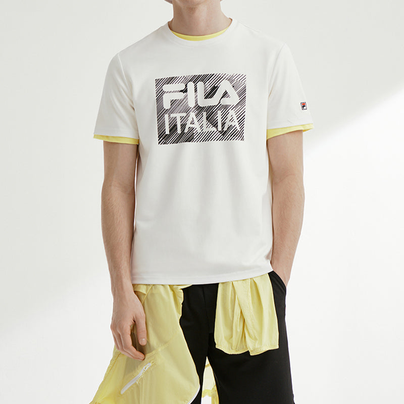 FILA LOGO Minimalistic Short Sleeve White F11M028132F-WT