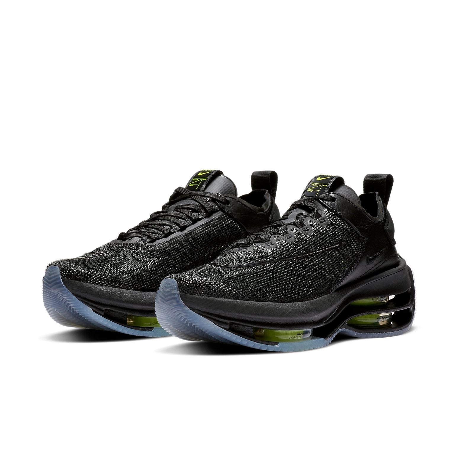 (WMNS) Nike Zoom Double Stacked 'Volt Black' CI0804-001