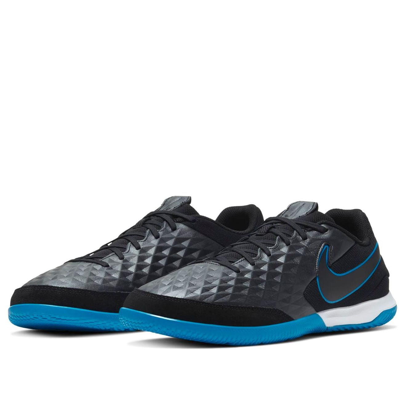 Nike Tiempo Legend 8 Academy IC Indoor Court 'Black White Blue' AT6099-004