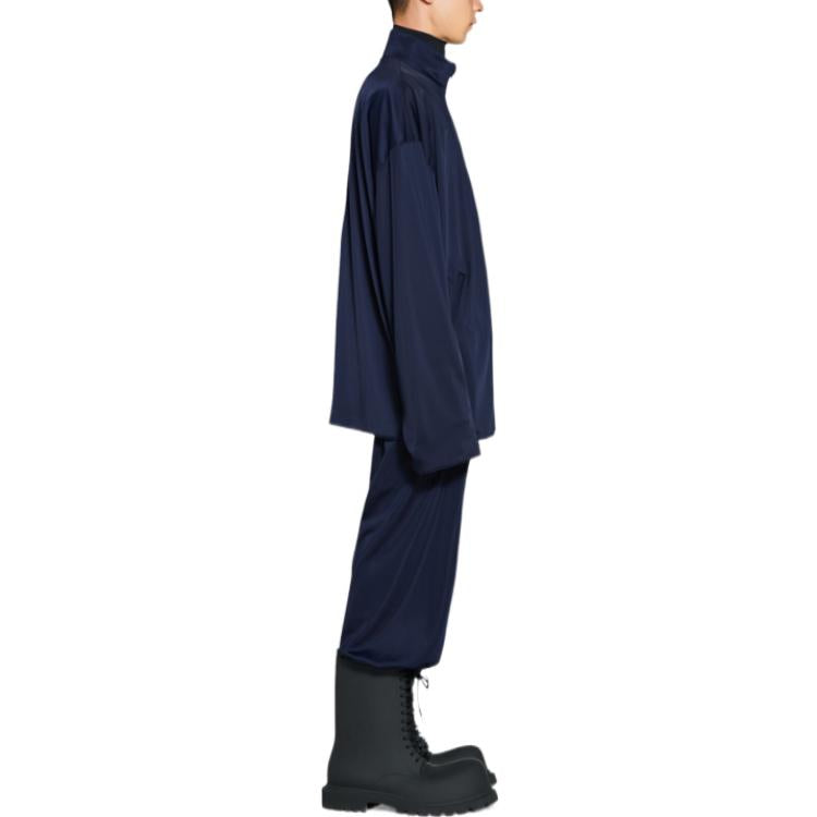 Balenciaga Tracksuit Jacket 'Navy' 725334TNV074100