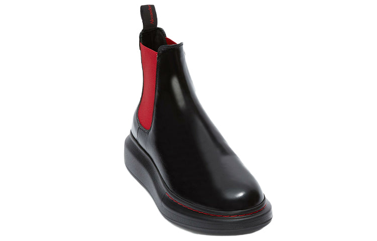 Alexander McQueen Hybrid Chelsea Boot 'Black Red' 586198WHX521066