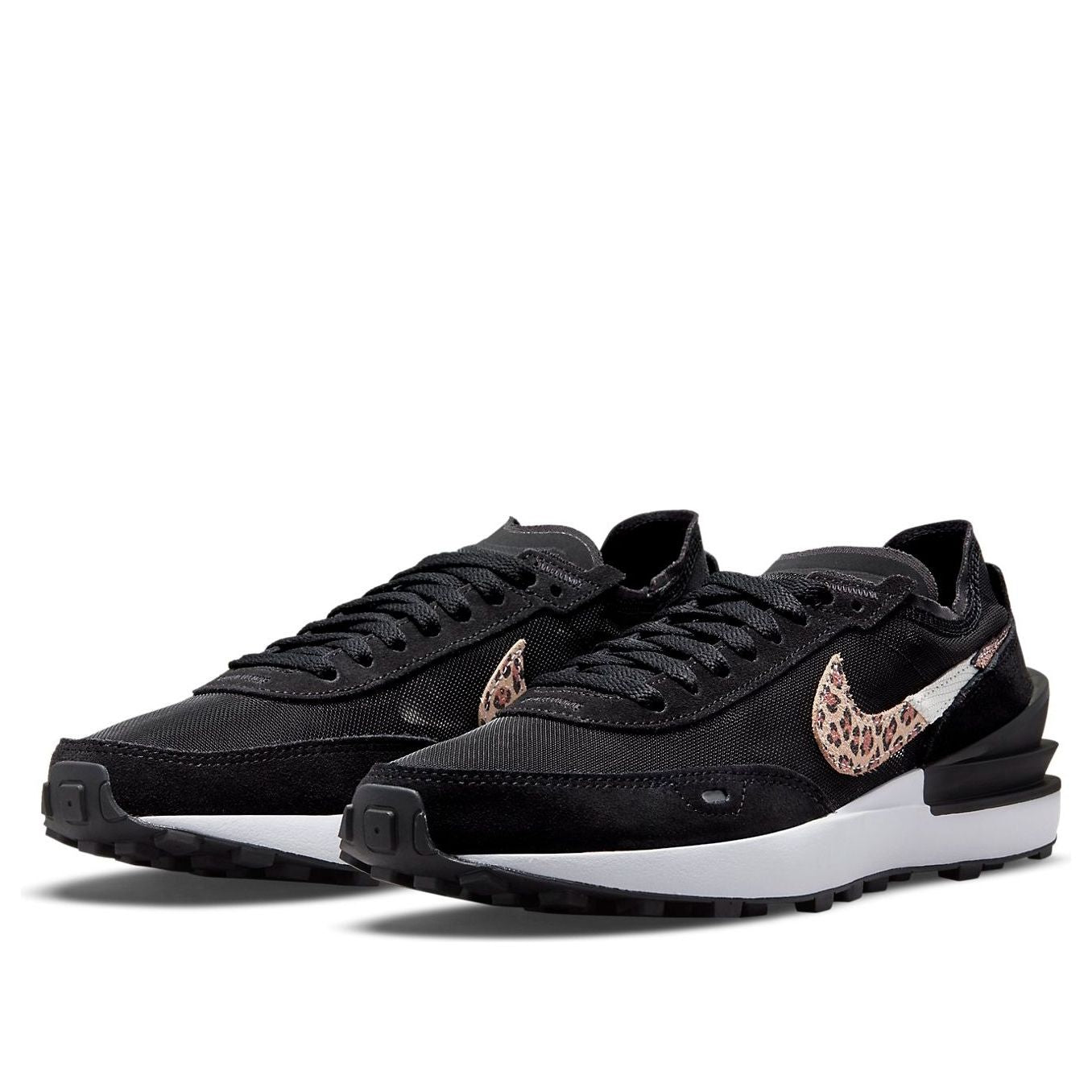 (WMNS) Nike Waffle One 'Black Leopard' DJ9776-001