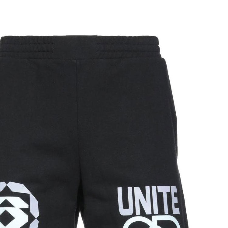 Alexander McQueen Unite Logo Shorts 'Black' 647263-RTT19-1000