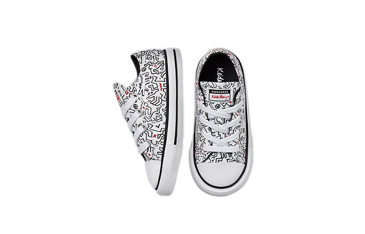 (TD) Keith Haring x Converse Chuck Taylor All Star Canvas Shoes White/Black 771862C
