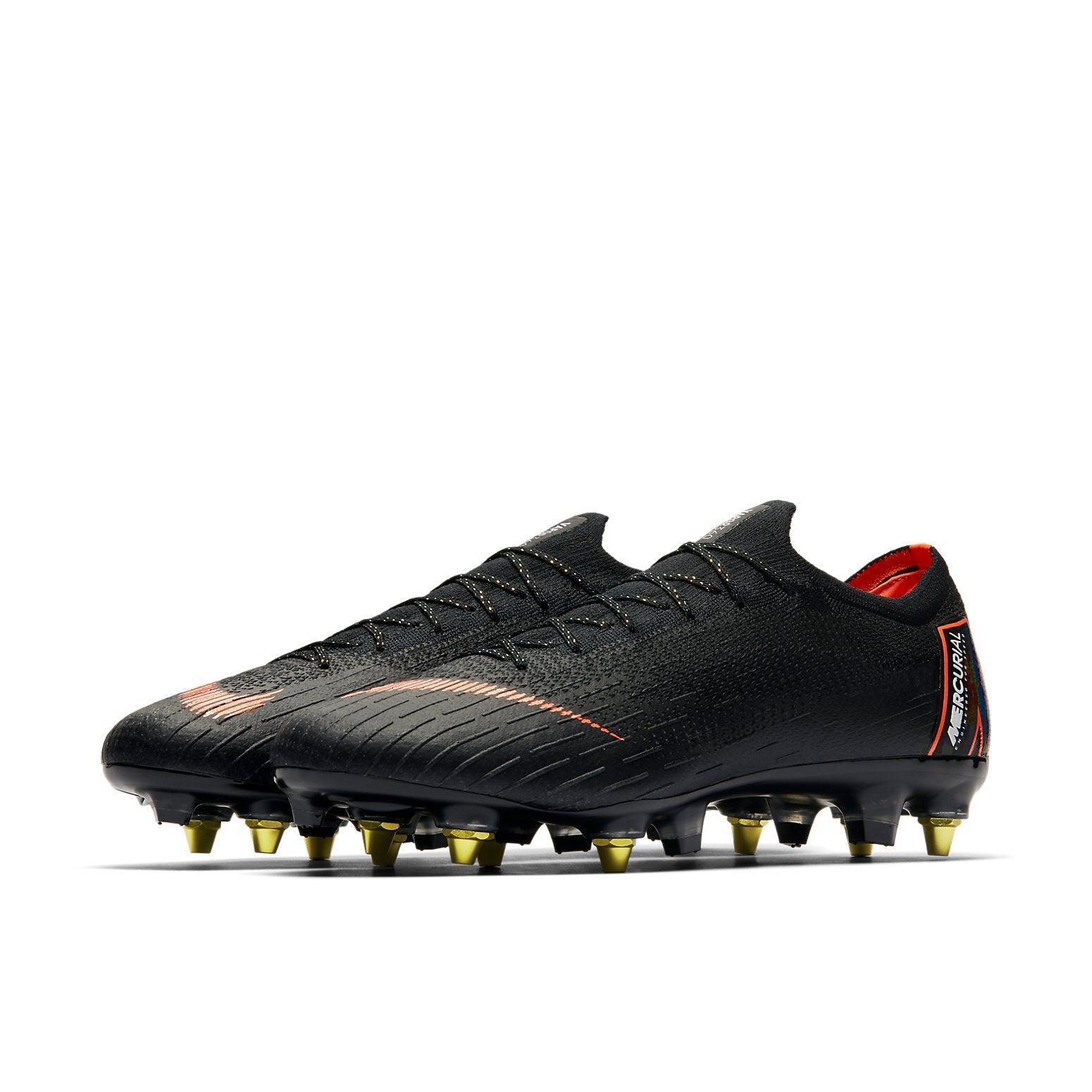 Nike Mercurial Vapor 12 Elite SG PRO AC 'Black Orange' AH7381-081