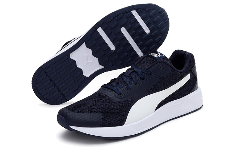 PUMA Taper Low-top Running Shoes White/Blue 373018-07