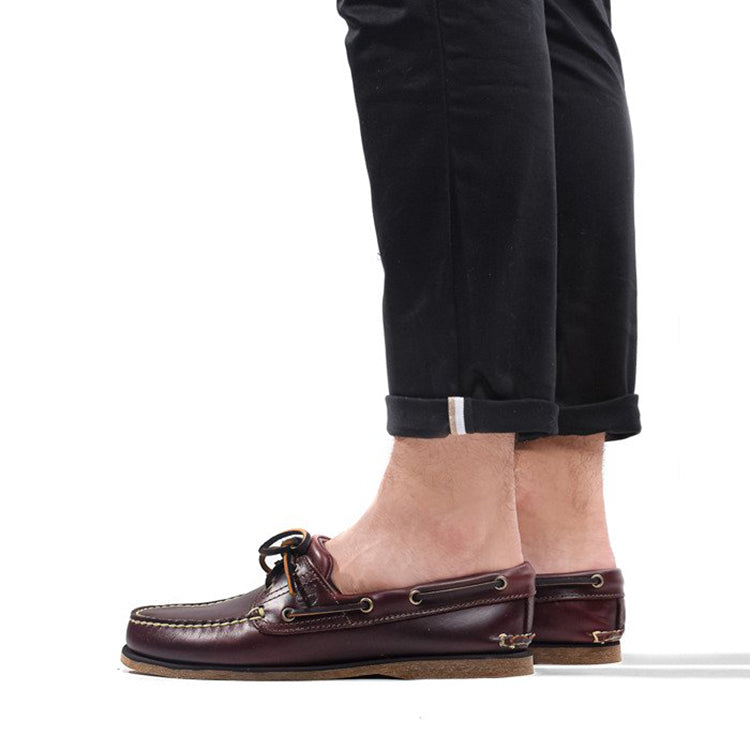 Timberland Leather Handmade Boat Shoes Brown 25077