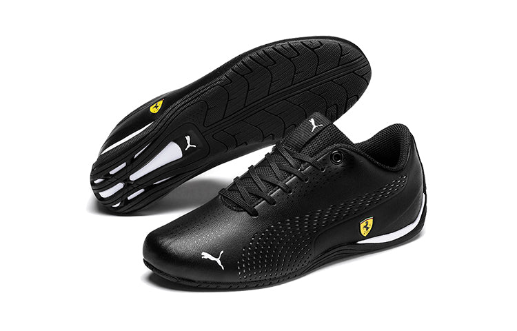 (GS) PUMA Scuderia Ferrari Drift Cat 5 Ultra Ii Low Top Running Shoes Black 306461-01