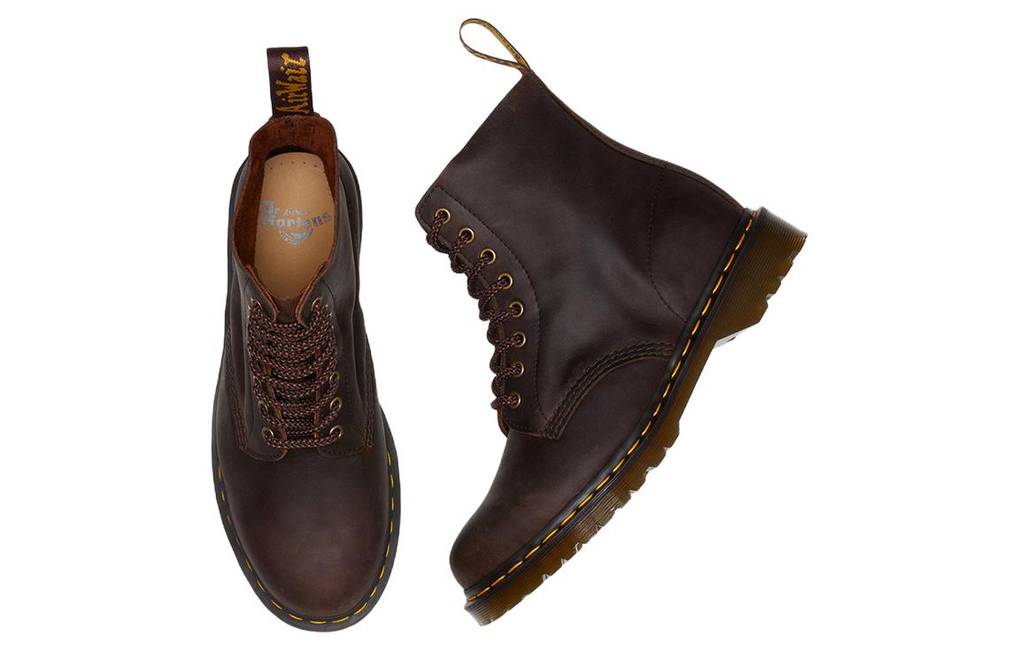 Dr. Martens 1460 Pascal Waxed Full Grain Leather Lace Up Boots 'Chestnut ' 30670294