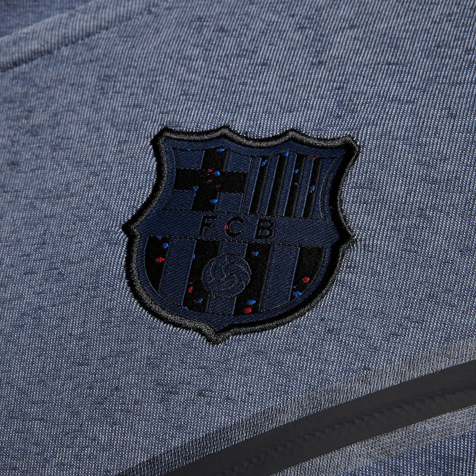 Nike F.C. Barcelona Tech Fleece Windrunner Jacket 'Grey Blue' DX8418-437