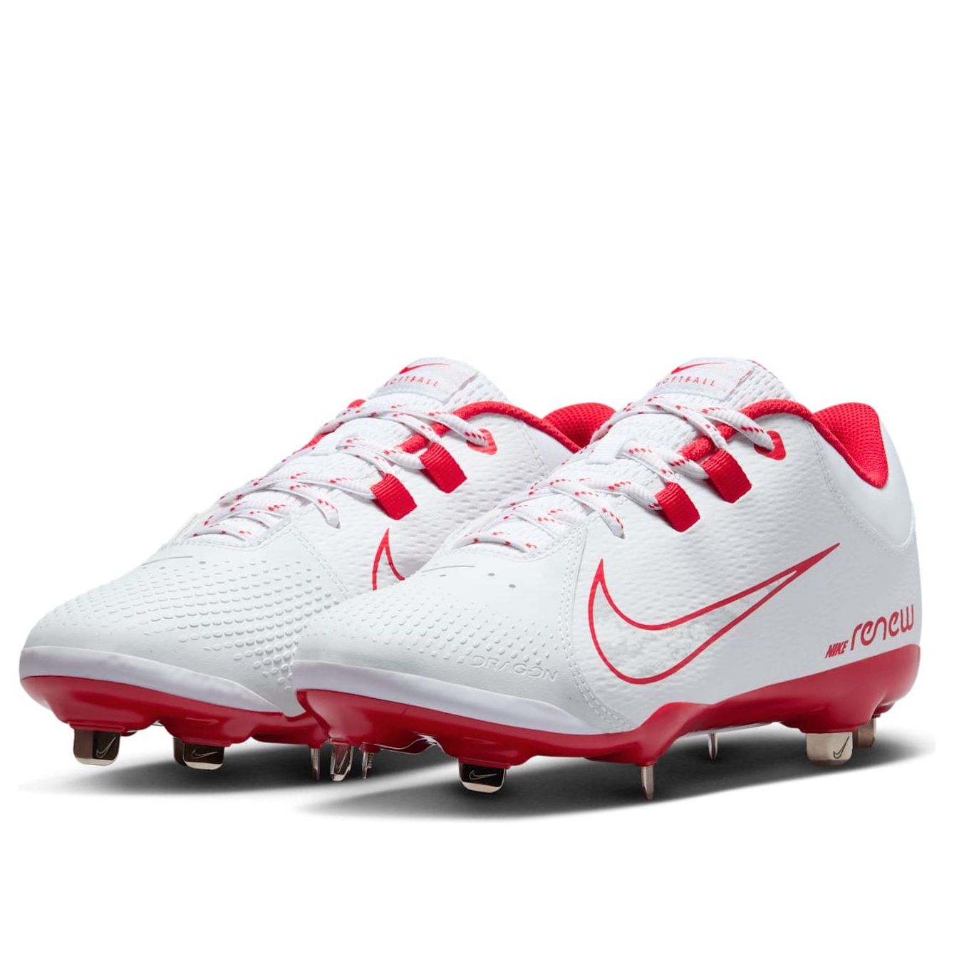 (WMNS) Nike Hyperdiamond 4 Pro 'White University Red' FZ0922-102