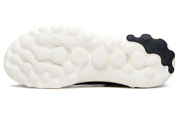 ANTA Run Collection Leather 'Black White with Silver Logo' 112115582-8