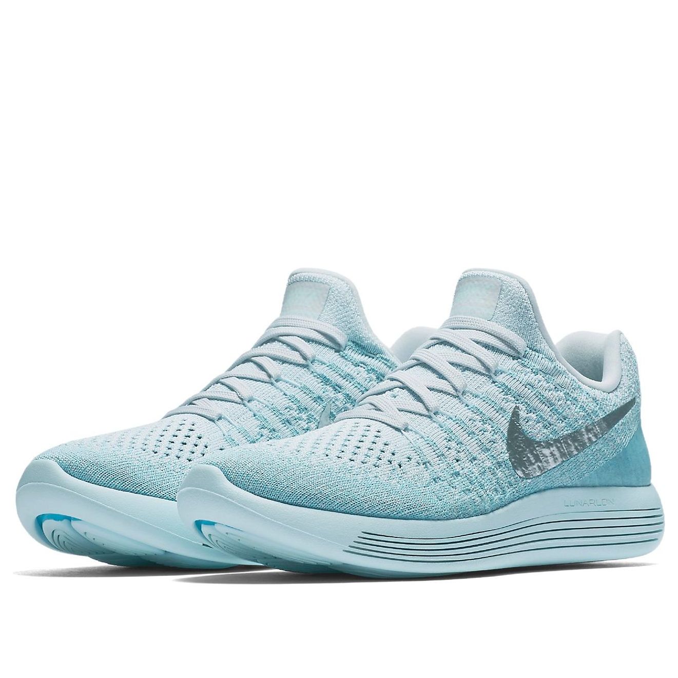 (WMNS) Nike Lunarepic Low Flyknit 2 'Glacier Blue' 863780-405