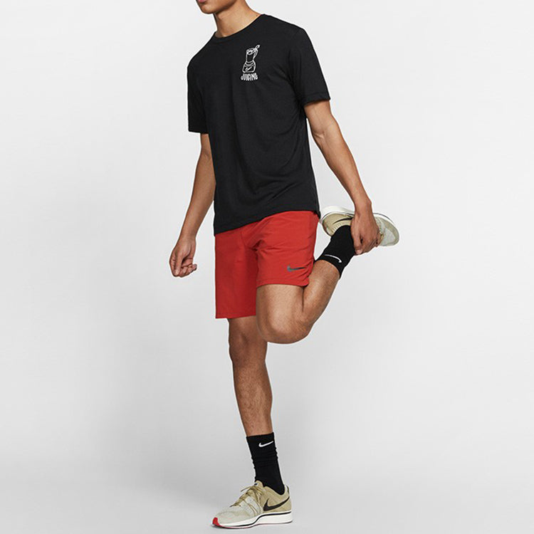 Nike Dri-Fit Breathe Juicing Training Quick Dry Short Sleeved Male Black BQ6533-010