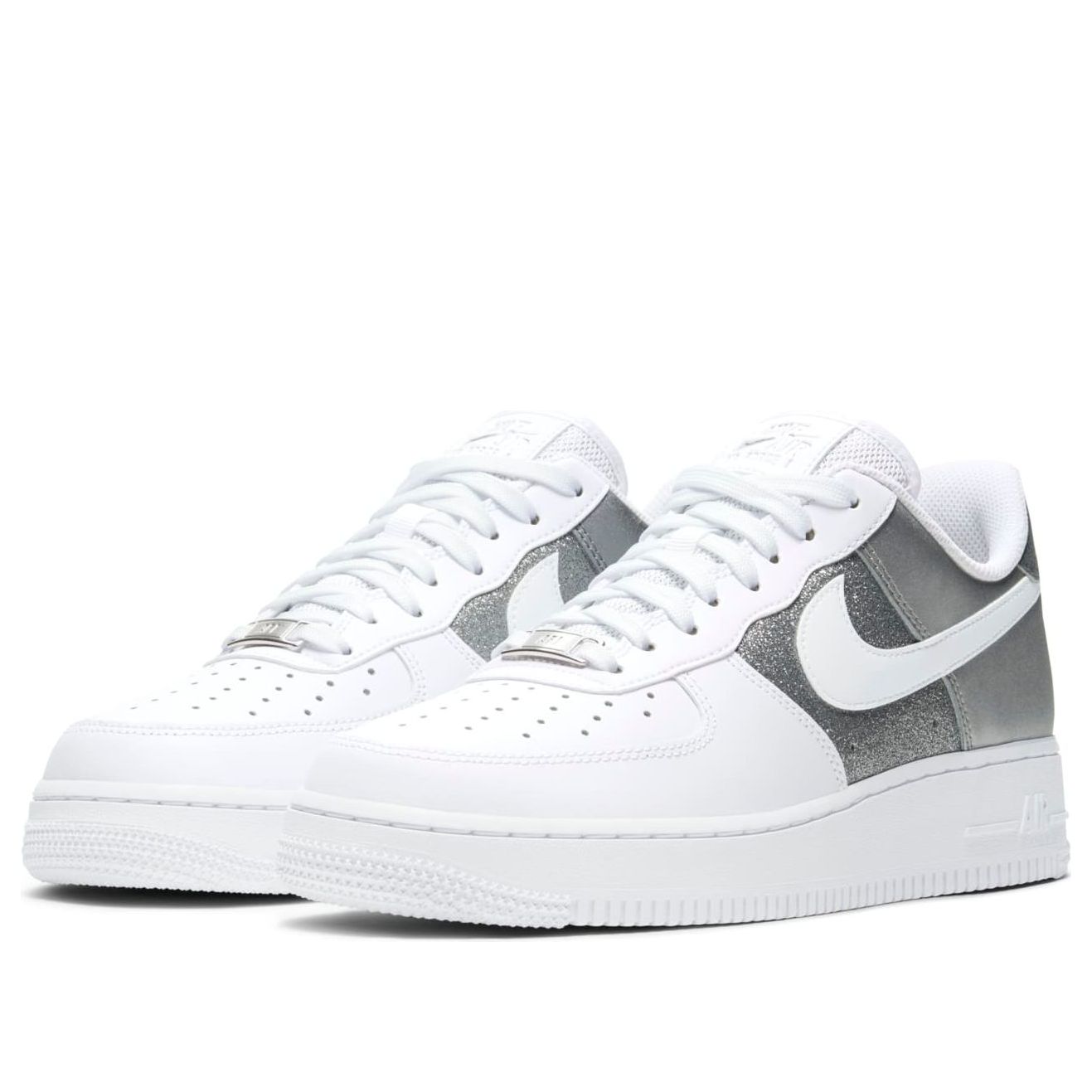 (WMNS) Nike Air Force 1 '07 'White Metallic Silver' DD6629-100