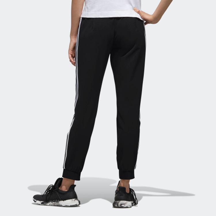 (WMNS) adidas Woven 3S Pant White Bundle Feet Sports Pants Black DW5724