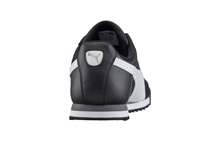 (GS) PUMA Roma Basic 'Black White Silver' 354259-01