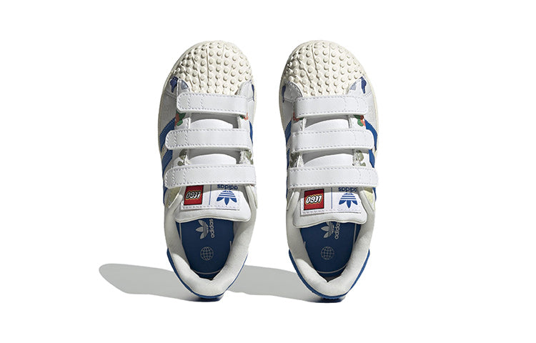 (PS) adidas Superstar x LEGO Shoes 'White Royal Blue' IF2201