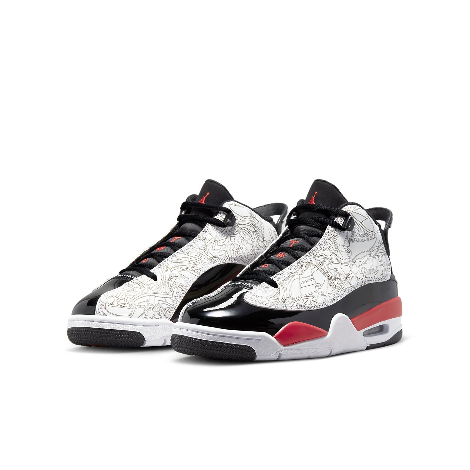 (GS) Air Jordan Dub Zero GS 'Fire Red' DV1360-162