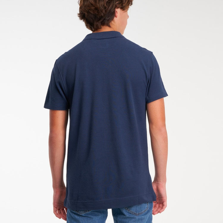 Men's Levis Minimalistic Embroidered Short Sleeve Polo Shirt Navy Blue 35959-0002