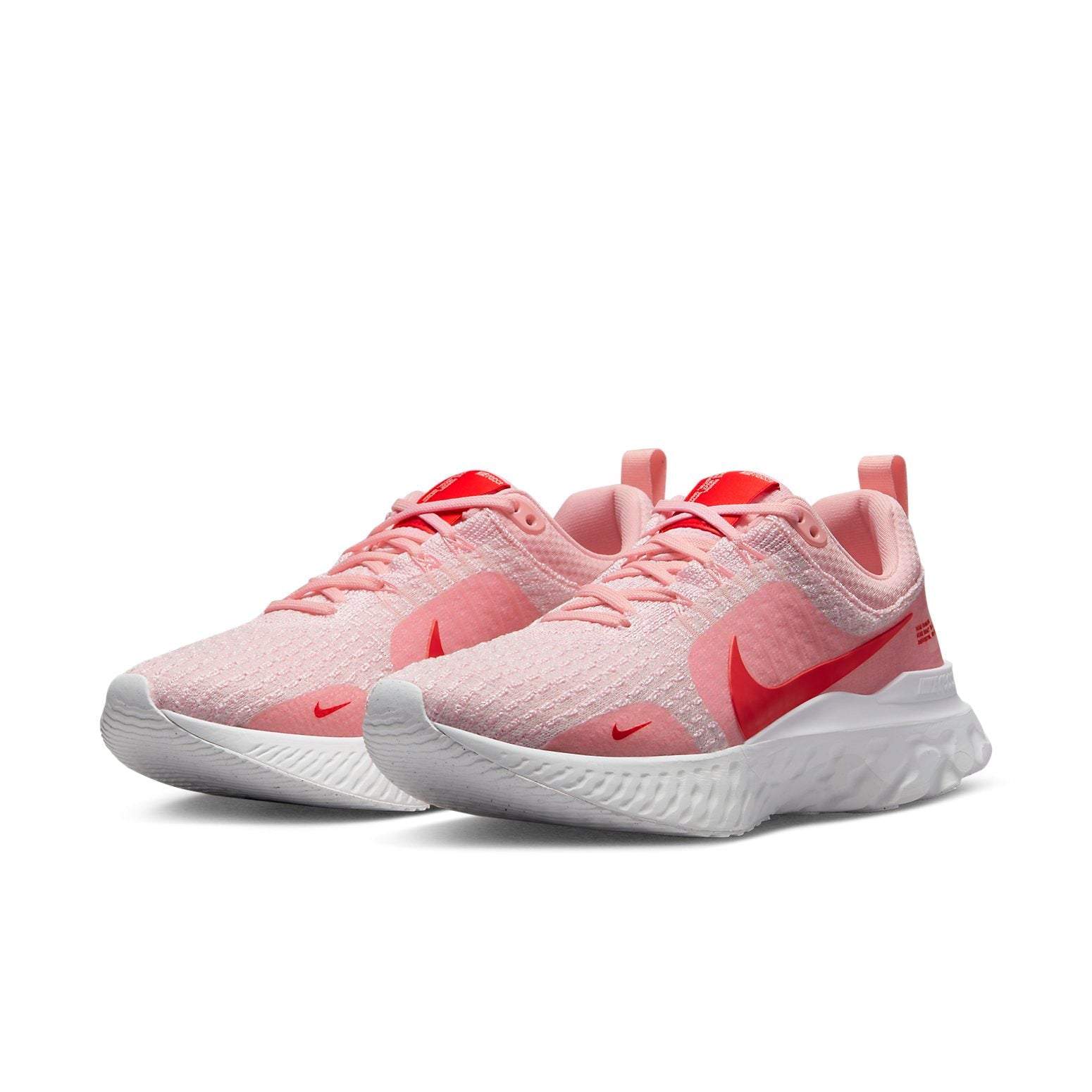 (WMNS) Nike React Infinity Run Flyknit 3 Premium 'Medium Soft Pink Light Crimson' DZ3016-600