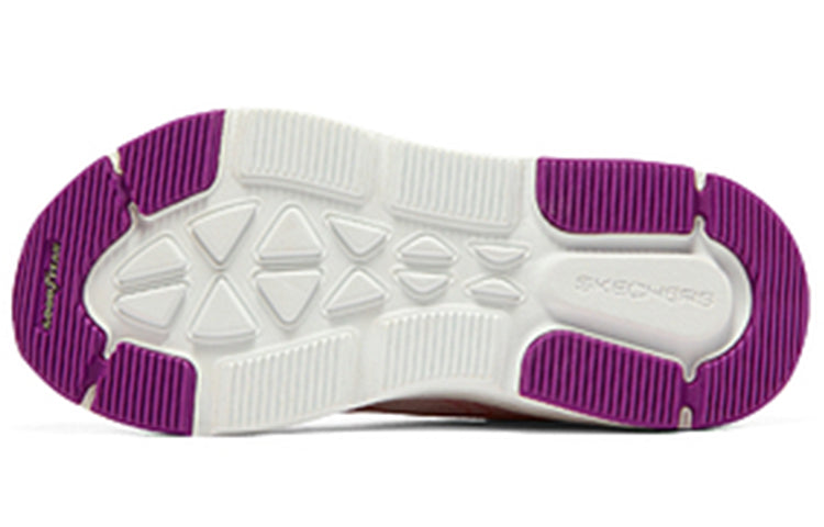 (WMNS) Skechers Max Cushioning Delta 'White Pink Purple' 129120-WCRL