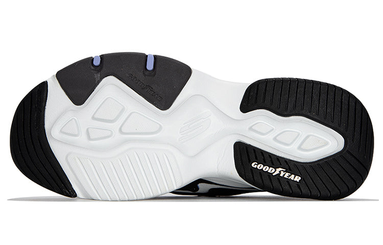 (WMNS) Skechers D'LITES 4.0 'Black Purple' 896138-BKLV