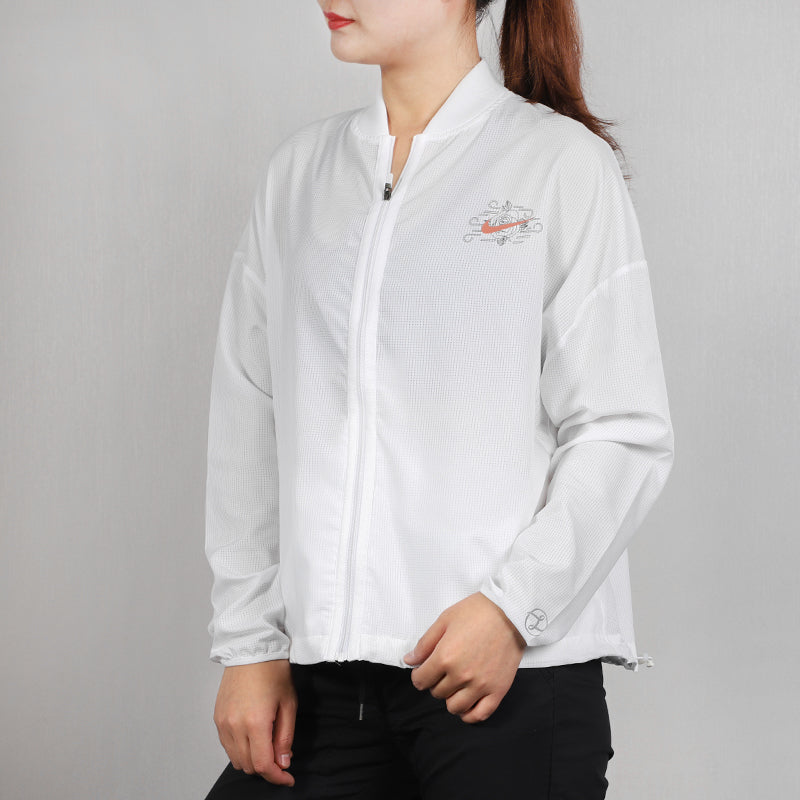 (WMNS) Nike Casual Outdoor Sports windbreaker White CI9338-100