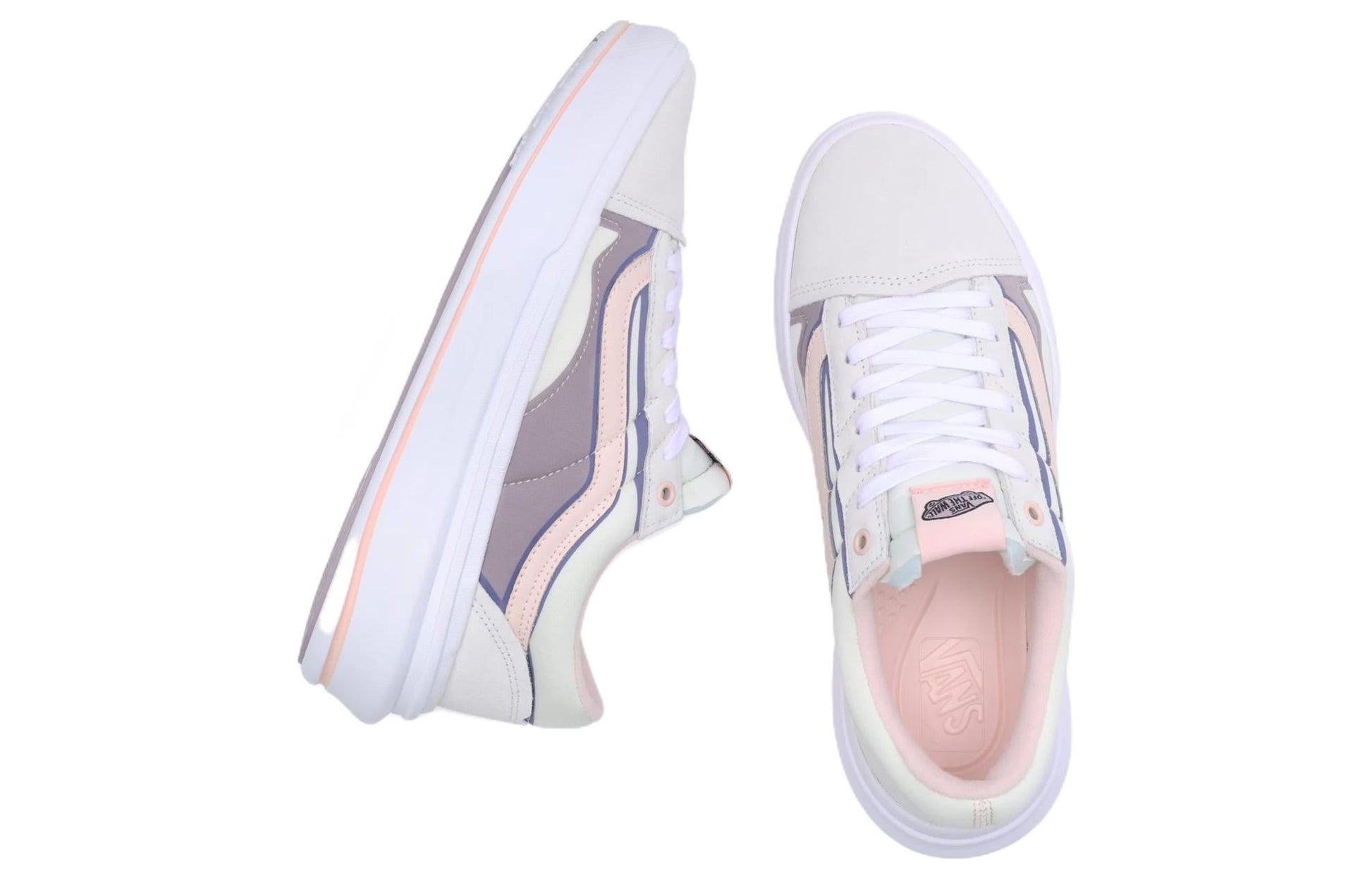 (WMNS) Vans Old Skool Overt CC Shoes 'White Pink' VN0A7Q5EOVS