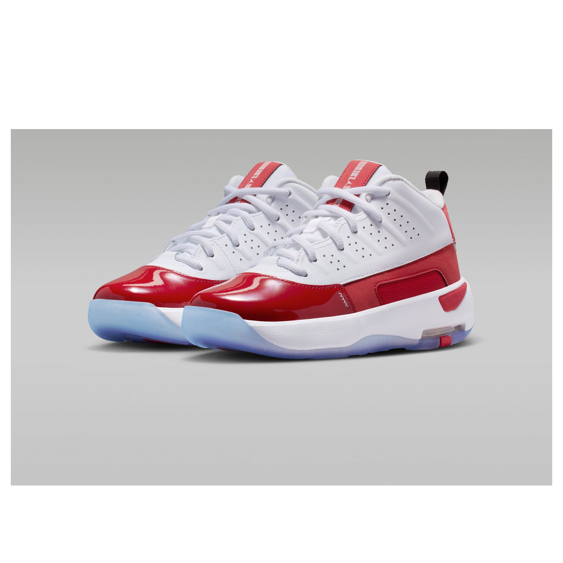 (GS) Air Jordan Max Aura 7 'White Gym Red Black' HQ2089-106