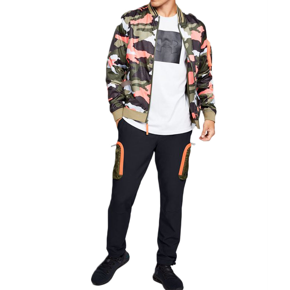 Under Armour Unstoppable Camo Cargo Sweatpants 'Black' 1345541-001