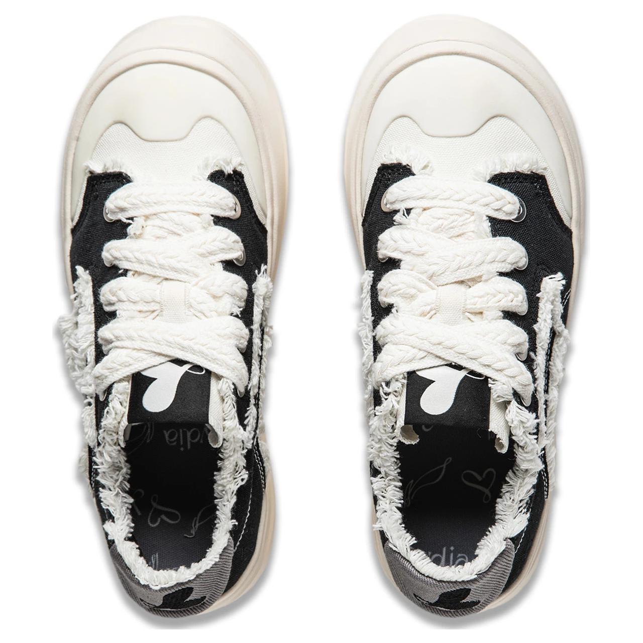 (WMNS) Li-Ning Sugar Platform 'Black Creamy White' AGCU046-1