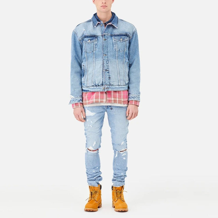 KITH X KSUBI OH.G Double Sided Denim Jacket Unisex Blue KS5000004961
