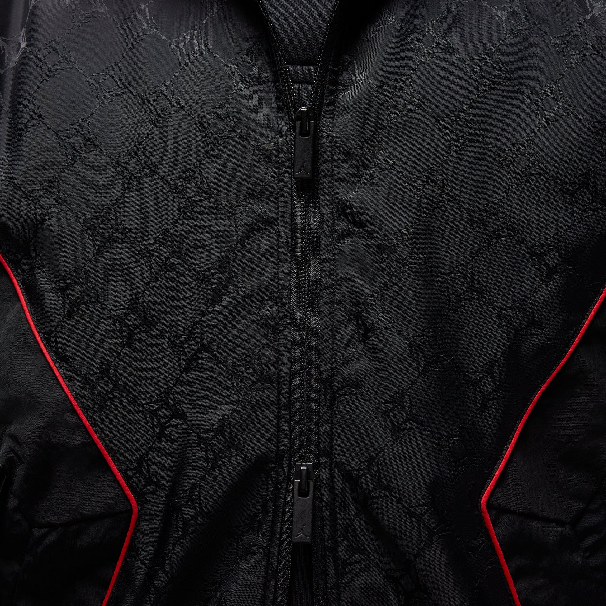 Air Jordan Brooklyn Hooded Draft Jacket 'Black Gym Red' HV0554-010