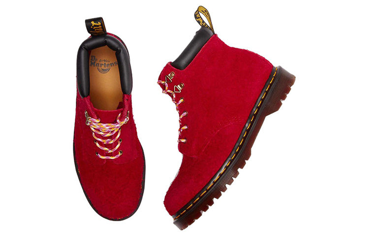 Dr.Martens 939 Ben Suede Hiker Style Boots 'Dms Red' 31080953