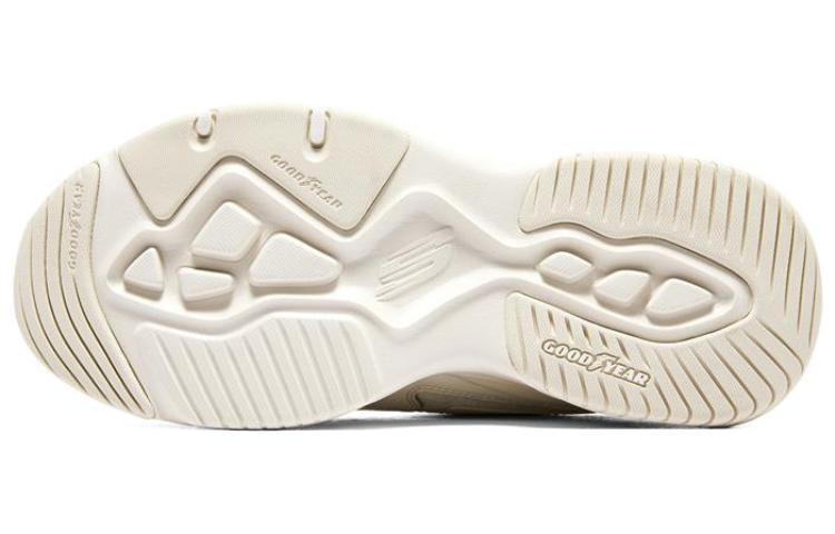 (WMNS) Skechers D'lites 4.0 'White Gold' 896147-OFWT