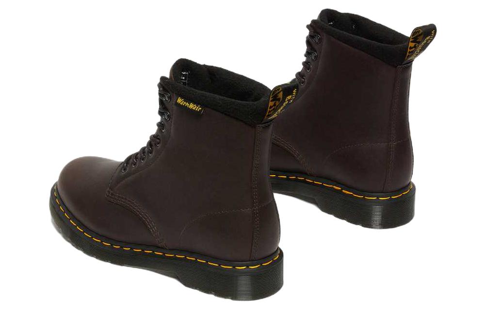Dr. Martens 1460 Pascal Warmwair Leather Lace Up Boots 'Dark Brown' 27816201