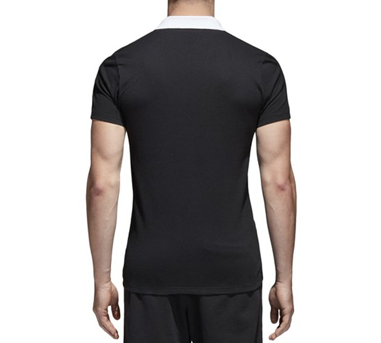 adidas Logo Short Sleeve Polo Shirt Black BQ6565