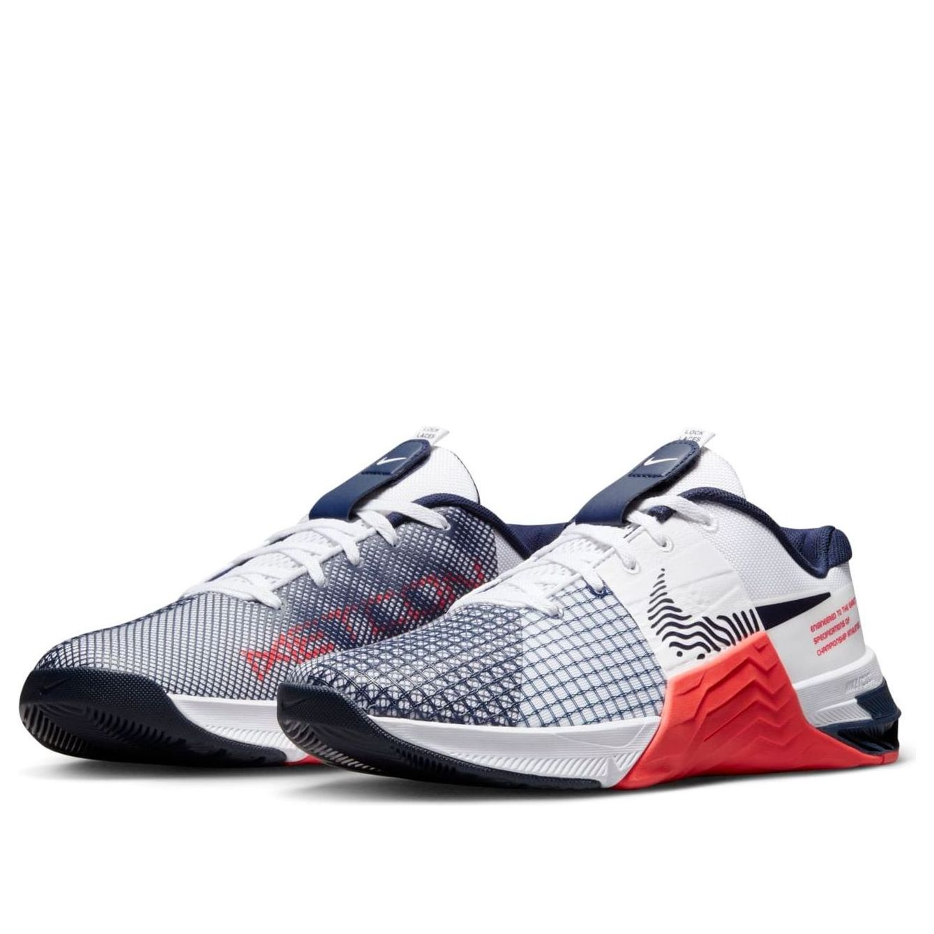 Nike Metcon 8 'White Crimson Obsidian' DO9328-101
