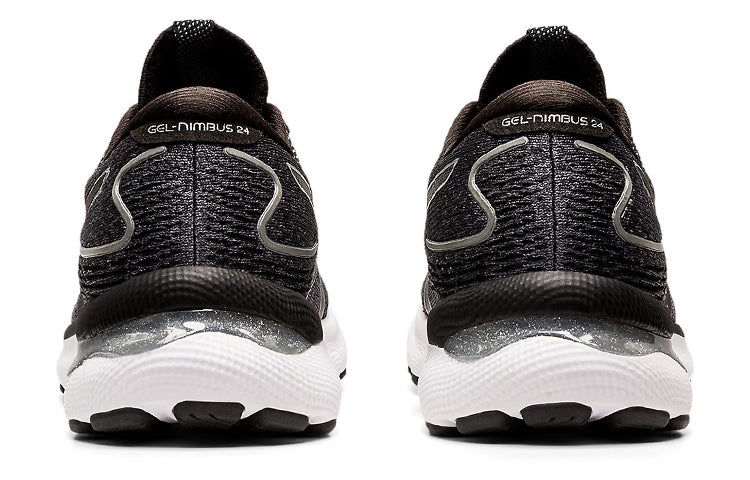 (WMNS) ASICS Gel-Nimbus 24 Wide 'Black White' 1012B199-001