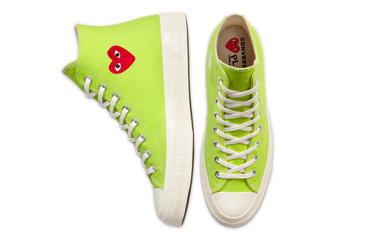 Converse x COMME des GARCONS PLAY Chuck 70 High 'Bright Green' 168299C