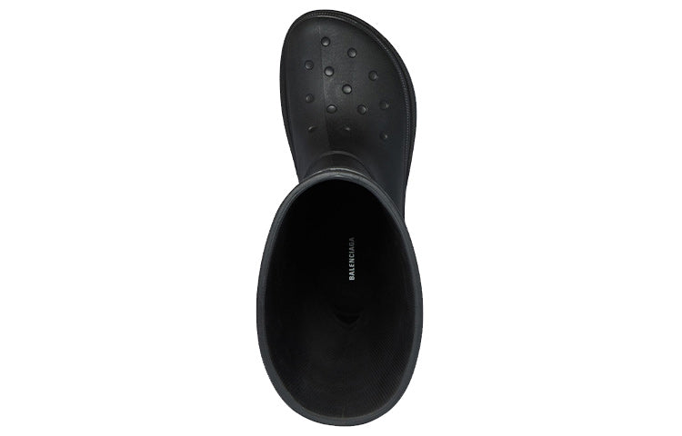 (WMNS) Crocs x Balenciaga Boots 'Black' 677388W1S8E1000