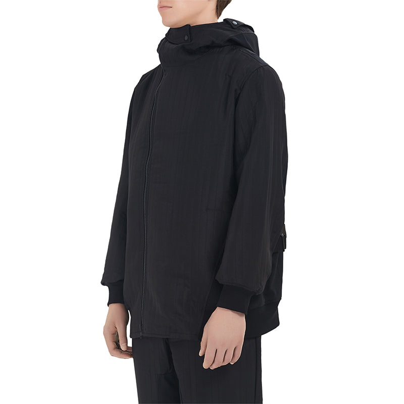 Men's Y-3 Loose Sports Hooded Jacket Black GL4286