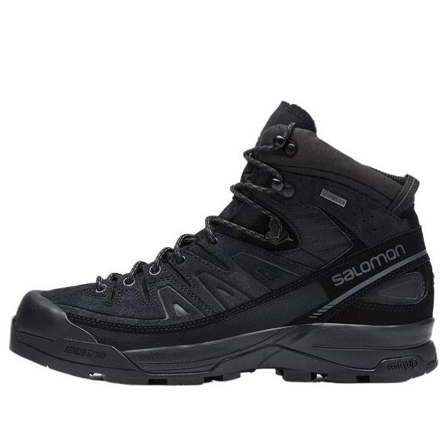 SALOMON X-ALP Mid Leather Gore-Tex 'Black Asphalt' 476387