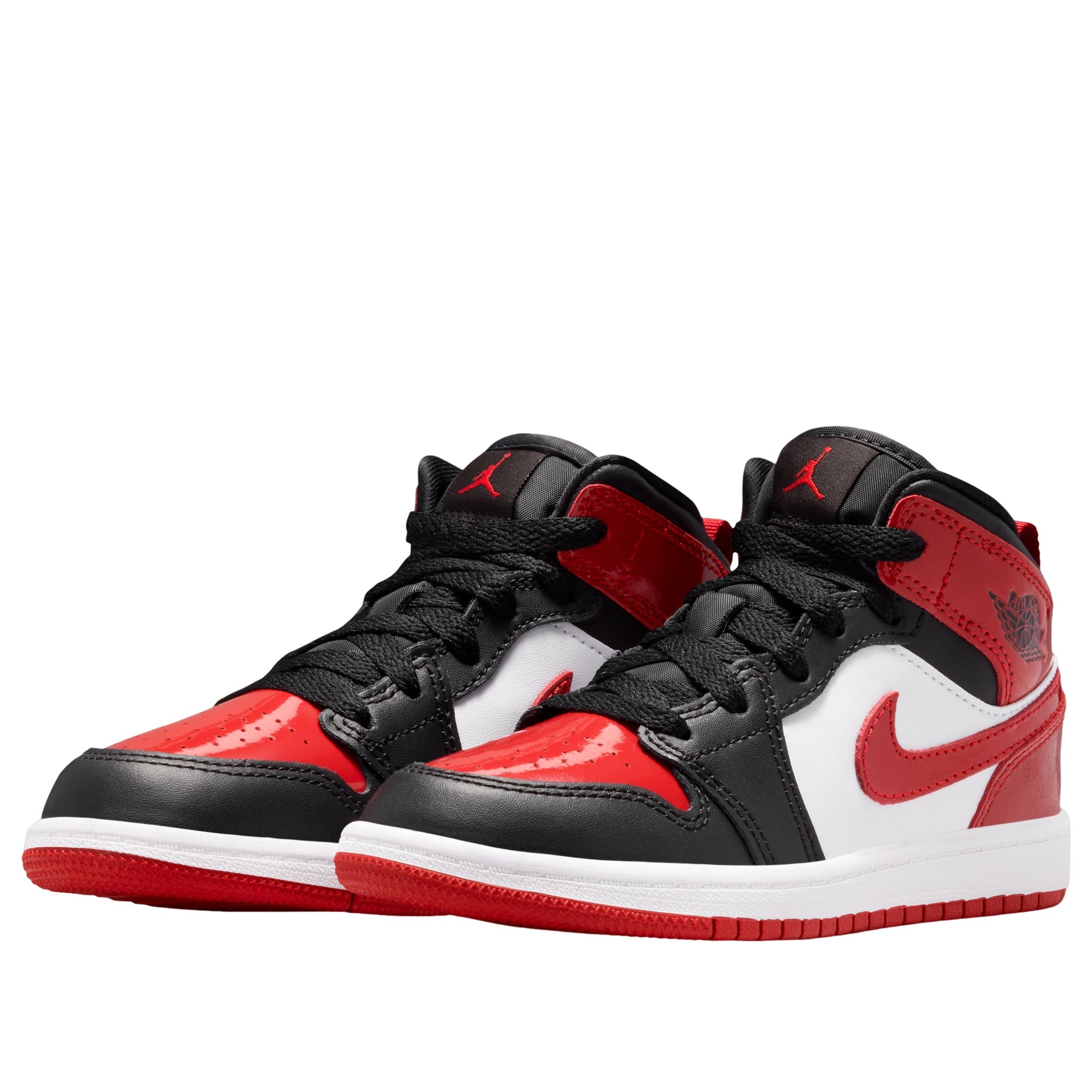 (PS) Air Jordan 1 Mid SE 'Patent Bred Toe' HV4444-006